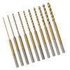 10Pcs Mini Twist Drill Bit Tiny Drill for Precisions Drilling in & Metal