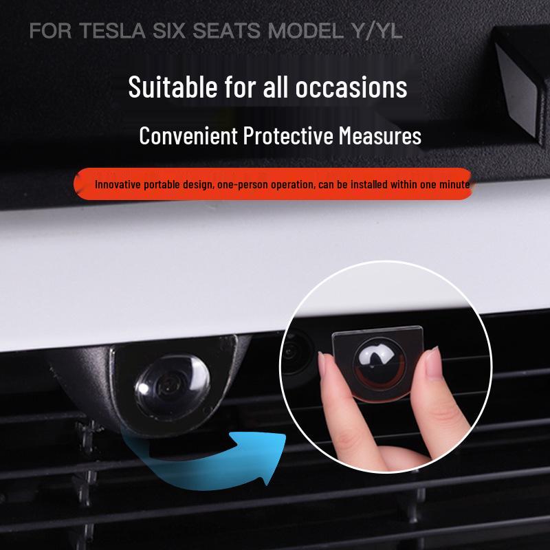 Tesla Model Y Six-Seater Wear-Resistant Front Camera Lens Cover