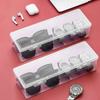 Watch Storage Box, Transparent Organizer, Single Compartment, Portable Display Case Box NoDivider