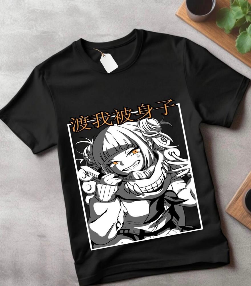 

Himiko Toga T-Shirt Izuku Midoriya My Hero Academia Girl Kawaii Shirt gifts S