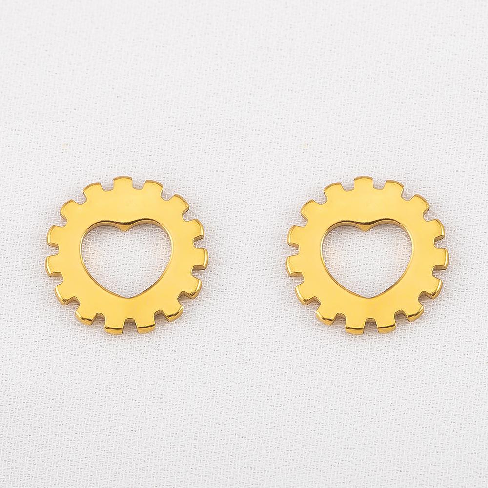 15pcs Stainless Steel Mechanical Steampunk Cogs Gears Clock Hour Hand Pendant Necklaces Bracelets Charm DIY Jewelry Making Decro