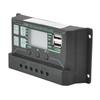 Solar Lade-Entlade-Regler Einstellbar LCD-Anzeige PWM Dual USB Photovoltaik MPPT Solarmodulregler