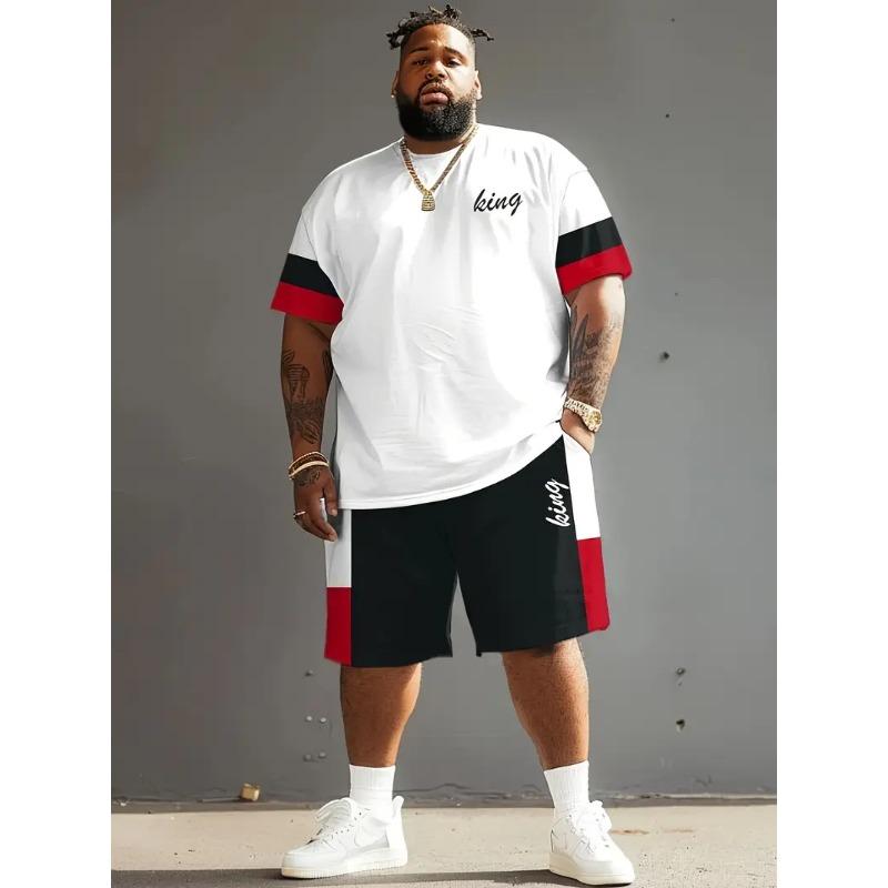 Summer T-shirt and Shorts Set 3D Printed Casual Beach Men's Sport Wear