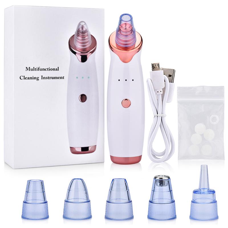

Electric Black Head Removal Face Vacuum Blackhead Instrument Blackhead Remover Vacuum Pore Cleaner белый