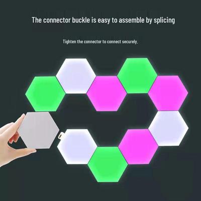 2021 RGB LED Color-Changing Honeycomb Decorative Wall Lamp