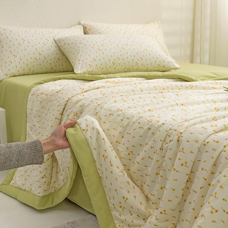Sleeping Grid A-Class Light Oxygen Cotton Soybean Summer Blanket