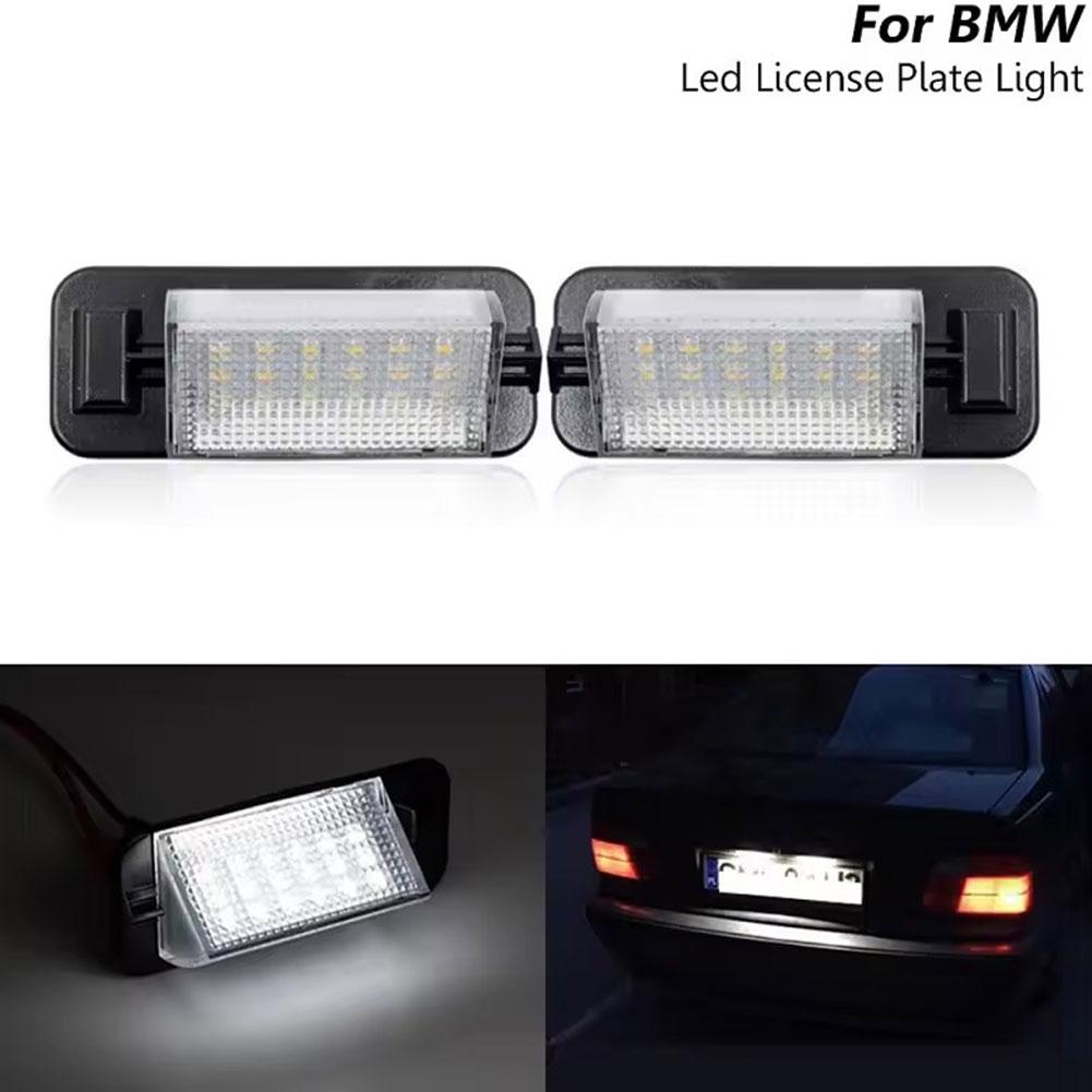 2PCS 18LED License Plate Number Light For BMW 3 Series E36 318i 318is 318ti 325i M3 Car Products License Plate Lights F7G5