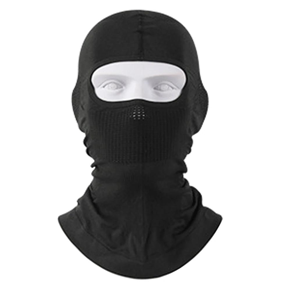 Atmungsaktive Sturmhaube Hohe Elastizität Motorrad Vollgesichtsmaske Fahrrad Ski Motorradhelm Innenmütze Schal Kopfbedeckung