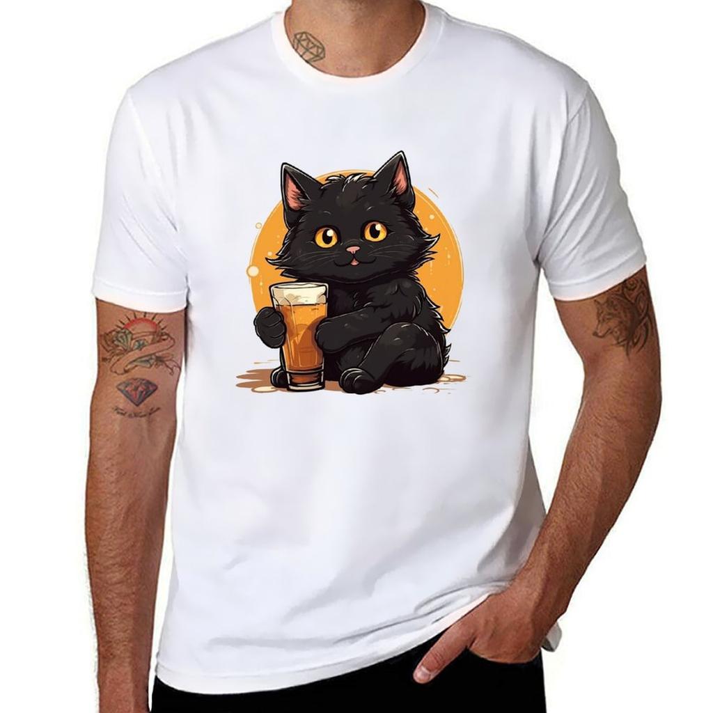 Black Cat Brew Tshirt Lightweight Running Tshirt