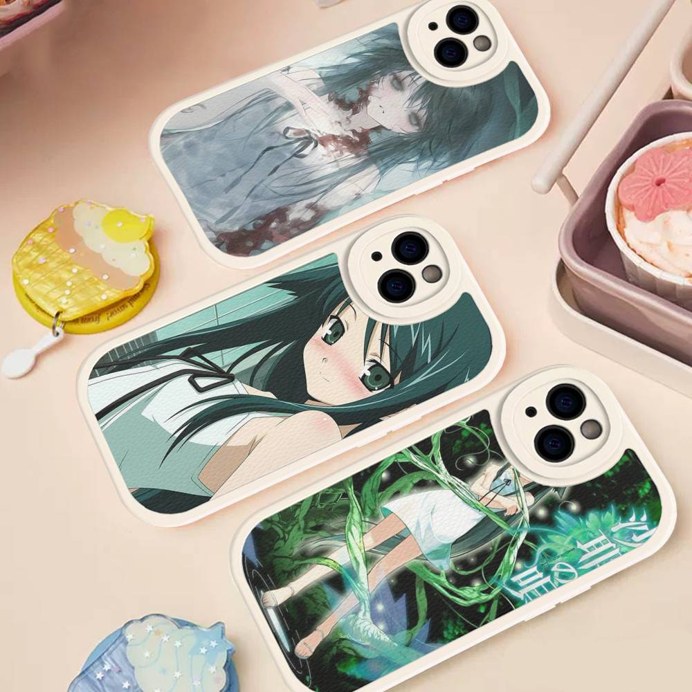 Horror Saya No Uta Game Phone Case For IPhone 16 15 14 13 12 11 Pro Max Plus Leather Soft Cover