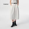 Broadcast American Style Chic Petal Mid-length Skirt