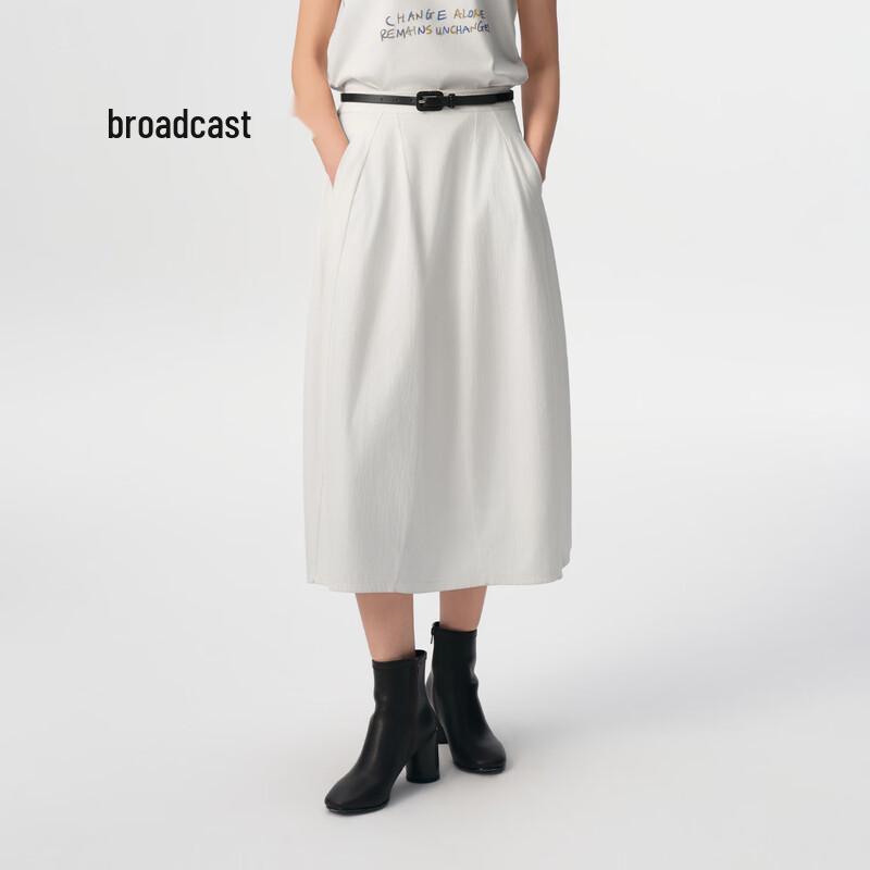Broadcast American Style Chic Petal Mid-length Skirt