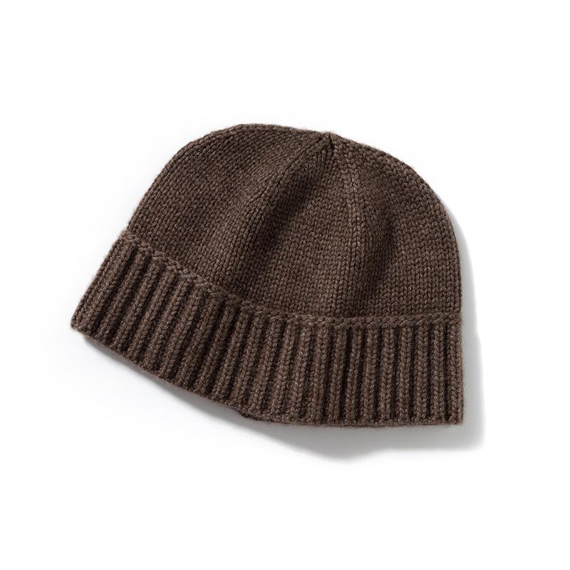 

Cashmere Autumn and Winter New Style Women s High end Knitted Outdoor Warm Pit Strip Ear Protection Knitted Casual Toe Cap one size