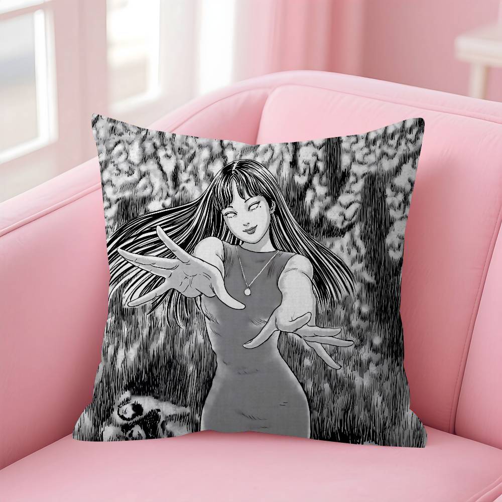 Japan Anime JJunji Horror Ito Pillowcases Home Bedding Decorative Pillow Cover Wedding Super Soft Pillow Case
