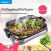 Electric Griddle: Multi-Functional Large Plug-in Grill for Paper-Wrapped Fish & BBQ