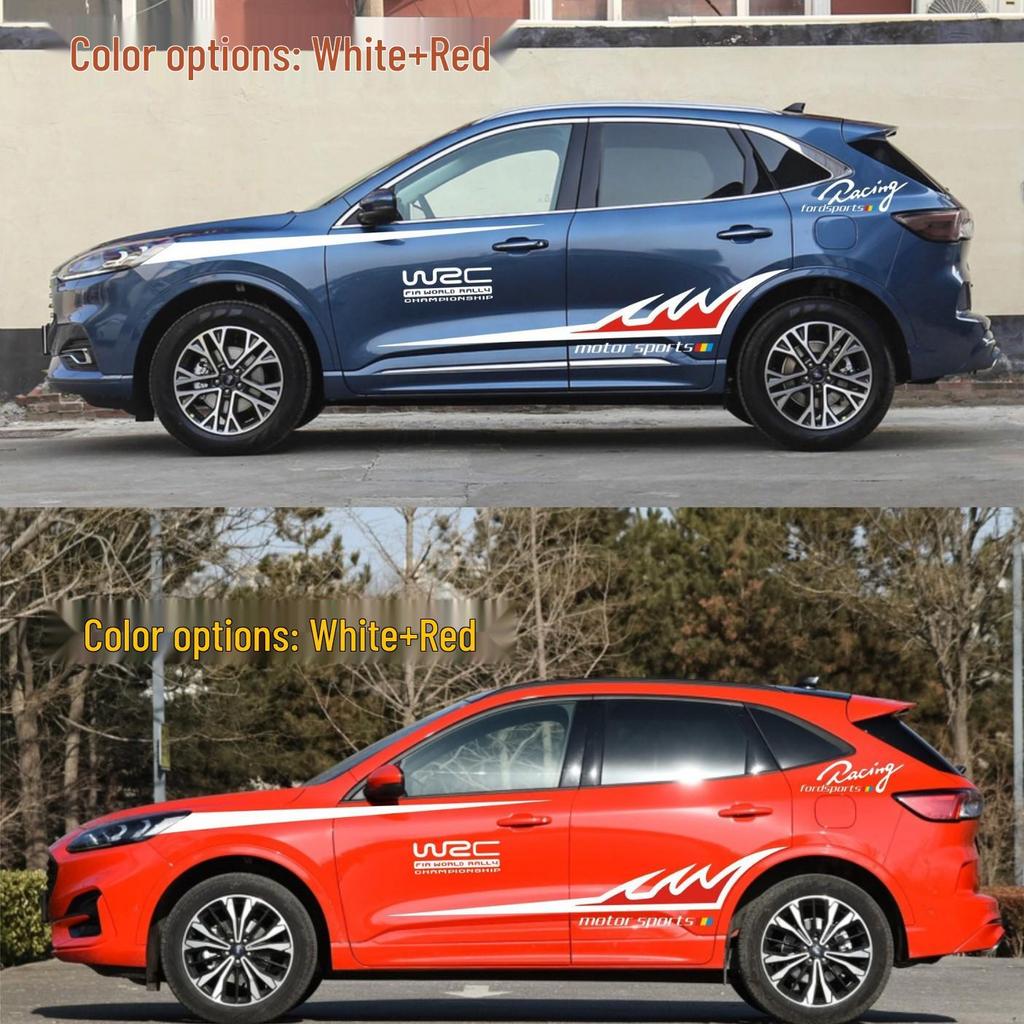 Ford Escape Body Decals: Waistline Color Strips & Territory Pinstripe Stickers