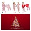 European And American Printed Christmas Home Clothing Suit For Parents And Children