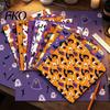 Paper Crafting Halloween Supplies 12 Sheets Scrapbook Set, 6x6in Double-Sided Craft Paper, Pumpkin Fun Set Ghost Bat Pattern Decorative for