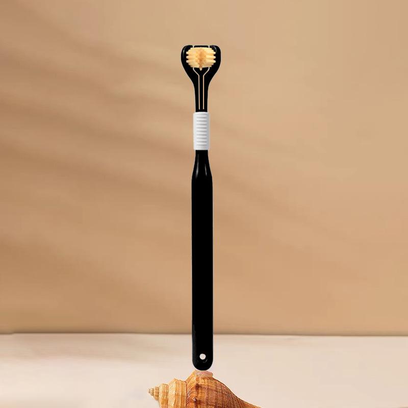 360 Degree Three-sided Soft Bristle Toothbrush Oral Care Safety Toothbrush Teeth Deep Cleaning Portable Travel Dental Oral Care