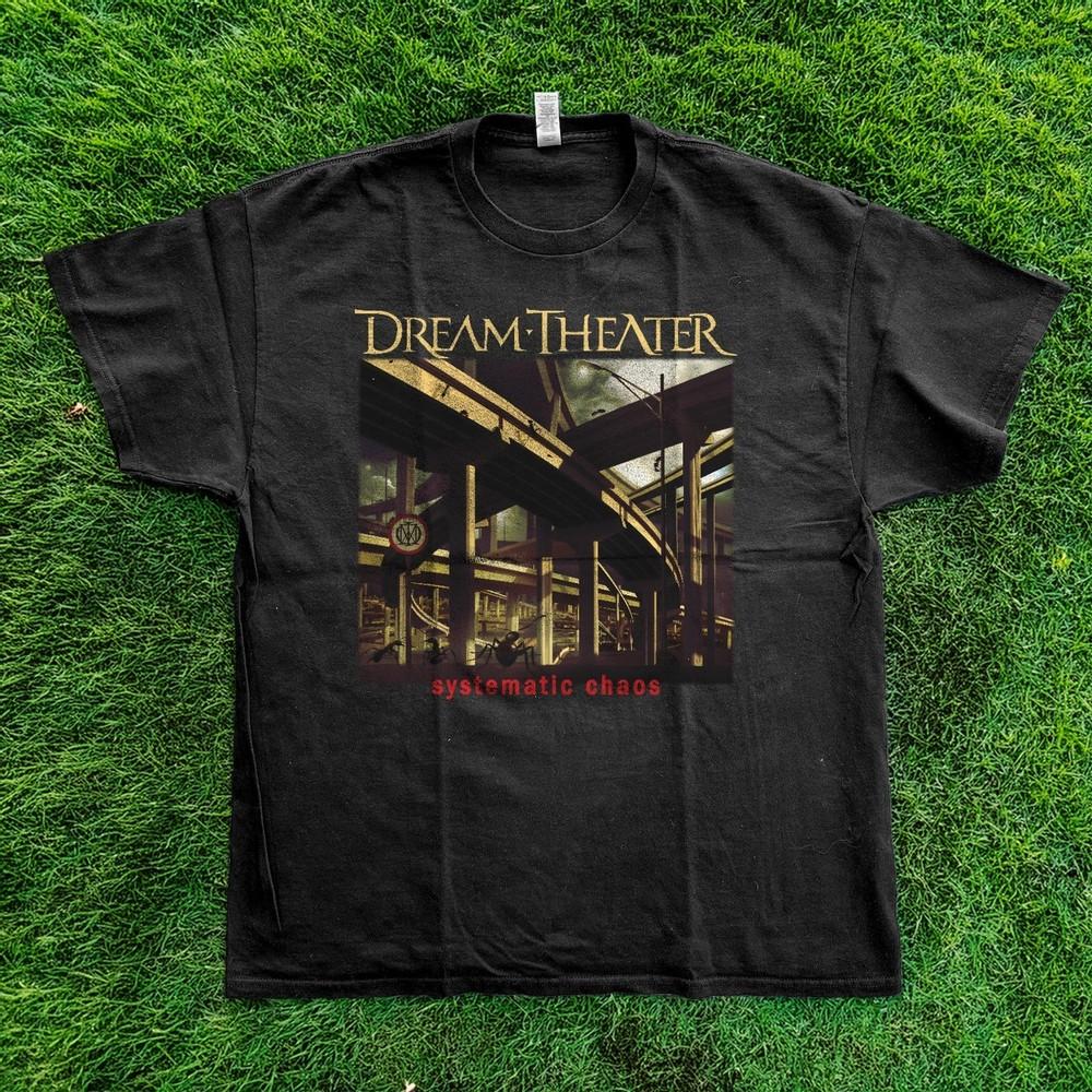 Dream Theater Systematic Chaos Vintage Style Black Unisex TShirt Size S5XL Unisex T-Shirt S