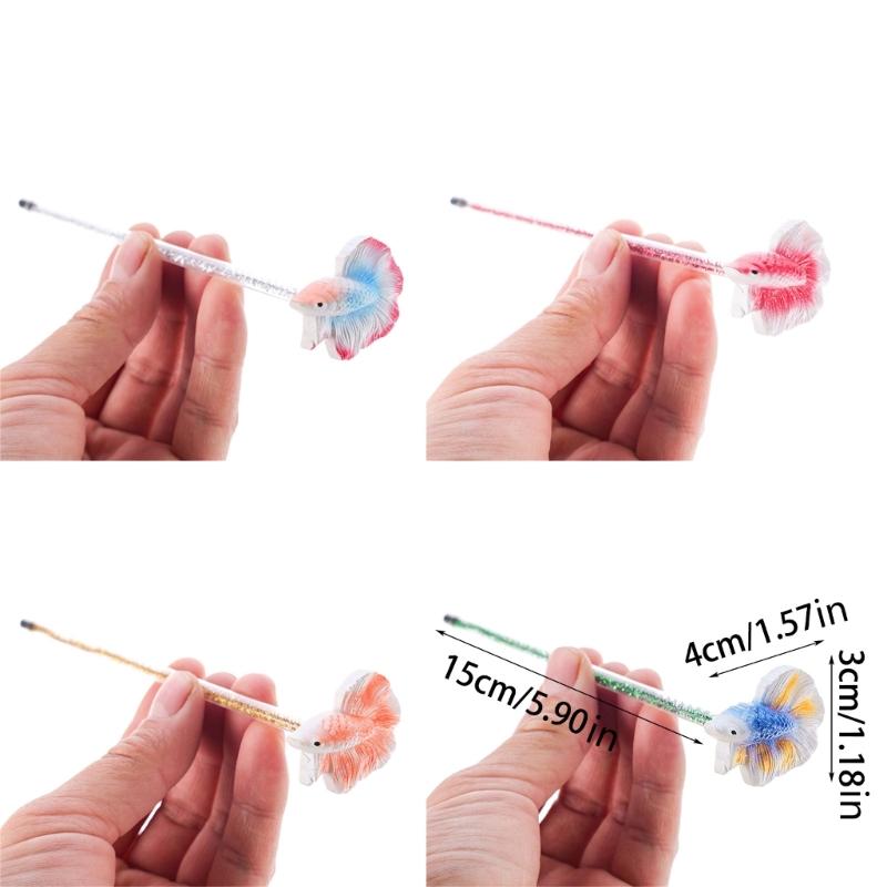 Betta Training Wand Simulation Betta Wand Betta Fish Training Stick for Fish Active Aquariums Wand Fishtanks Accessories
