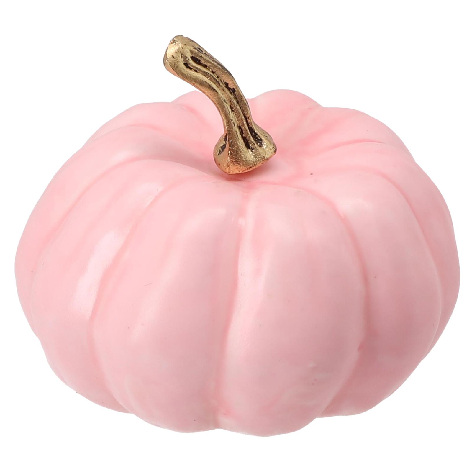 

1PC Artificial Pumpkin Sackcloth Autumn Halloween Pumpkin Simulation Prop For Halloween Table Decor Home Decoration 2023 розовый