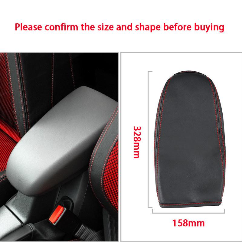 For Ford Focus 2007 Car Styling Accessories Microfiber Leather Interior Center Control Armrest Box Cover Protection Trim