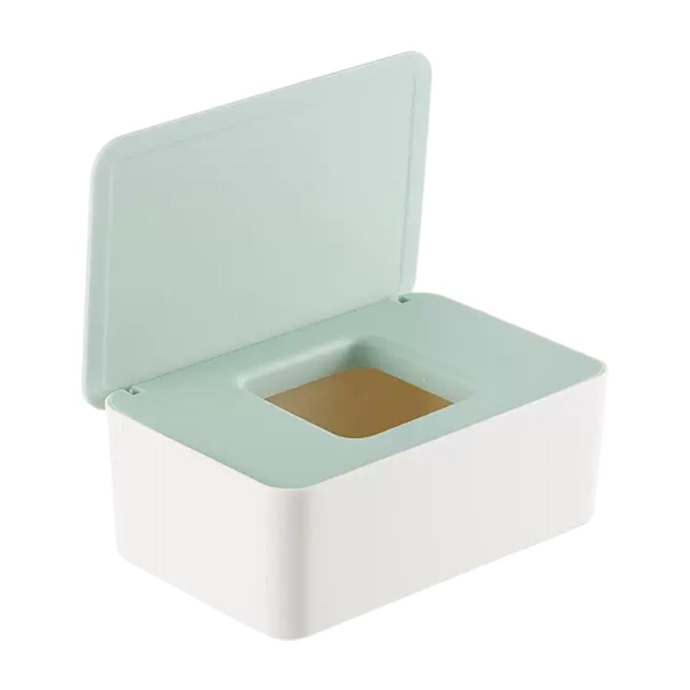 NEW Wet Tissue Box Dustproof Wipes Dispenser Portable Tissue Box Storage Box With Lid For Car Home Office Desktop Organizer