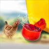 10/20Pcs Chicken Duck Drinking Cup Automatic Drinker Chicken Feeder Plastic Poultry Farm Water Drinking Cups Easy Installation