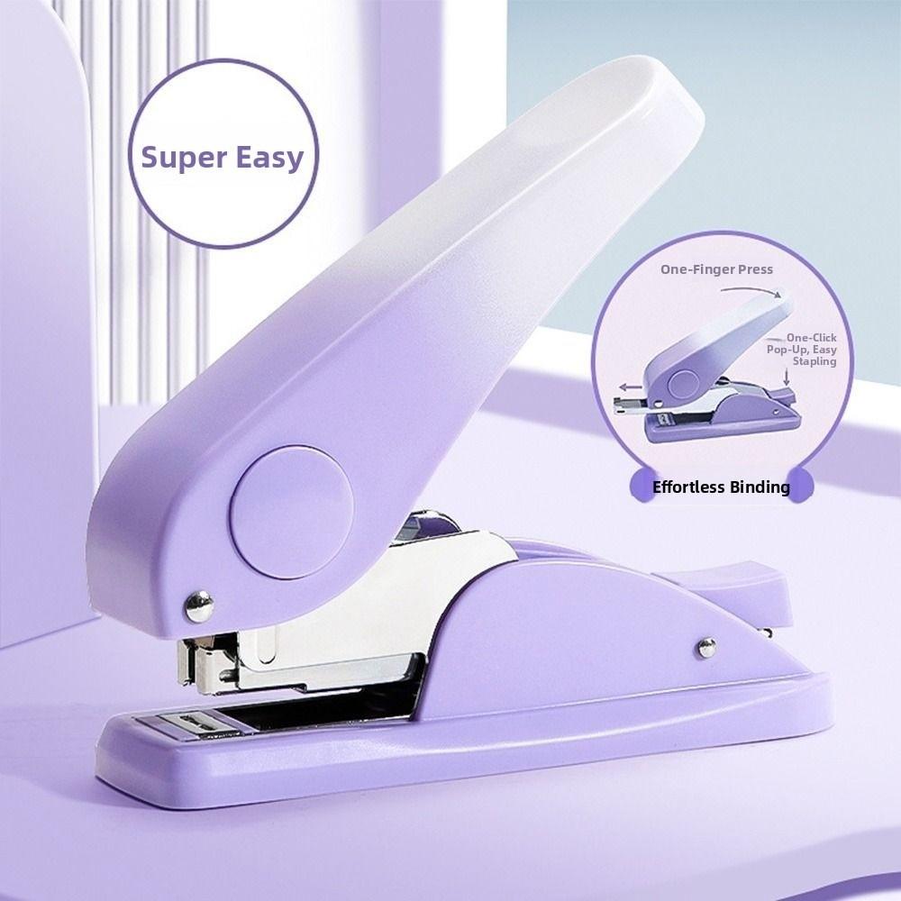Metal Labor-Saving Stapler Up To 25 Pages Book Binding Machines Desk Stapler  Office School Use