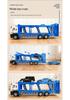 Alloy Double-Layer Transport Flatbed Toy Truck for Boys, Inertial Model for Ages 3-6