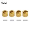 4Pcs 7mm Brass Wheel Hex Hub Extender Adapter 4/5/6mm For TRX4M Bronco Defender 1/18 RC Crawler Car Model Parts