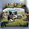 Border Collie Herding Sheep. Bedding Sets Duvet Cover Sets Duvet Covers Pillowcases(1 * Duvet Cover 2 * Pillowcases, Without Duvet Insert)