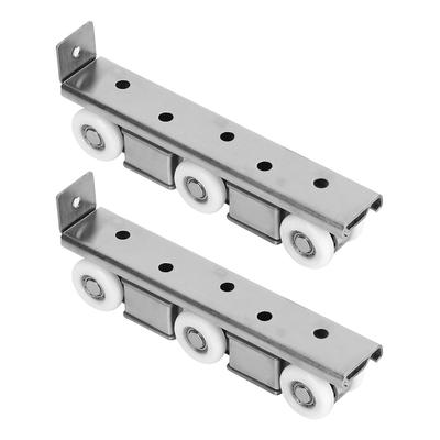 Household Solid Wood Door Mute Pulley Stainless Steel Sliding Door Roller Pulley Hanging Wheel