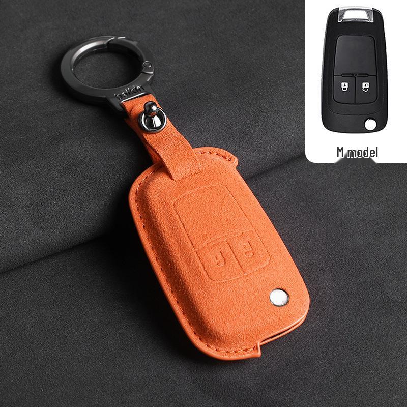 Chevrolet Key Cover: 3D Suede Protection for Cavalier, Malibu, Cruze, Trax, Monza, Sail