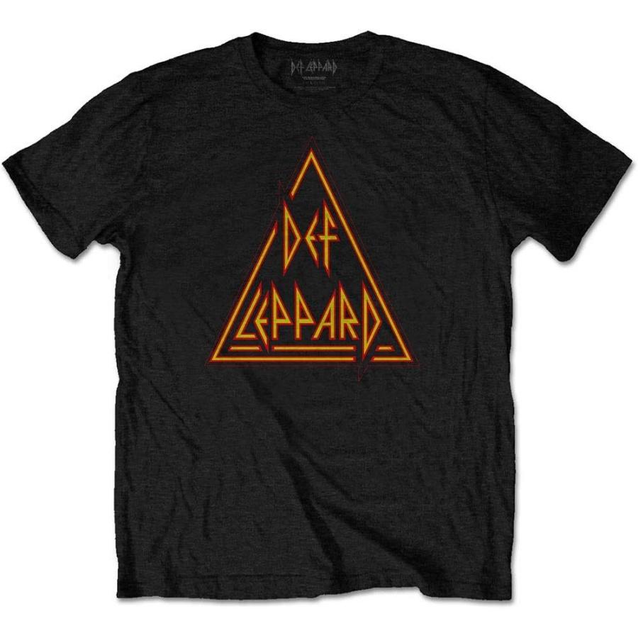 Rock Off Def Leppard Classic Triangle Official Tee T-Shirt Mens Unisex (X-Large) Black S