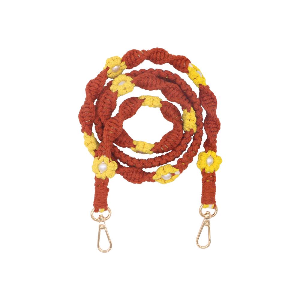Daisy Woven Phone Lanyard - Crossbody & Neck Strap for Anti-Lost Protection