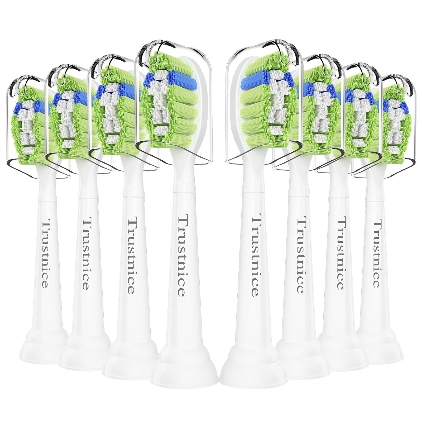 

Trustnice Electric Toothbrush Replacement Compatible with Philips Diamond Clean Plaque Removal Replacement Brushes with Hygiene Covers for Home and