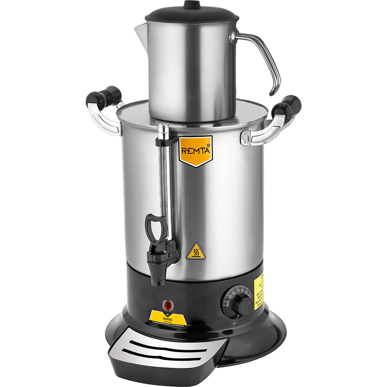 Platin Model Tek Demlikli Çay Makinesi 9 lt (Demlik Dahil)