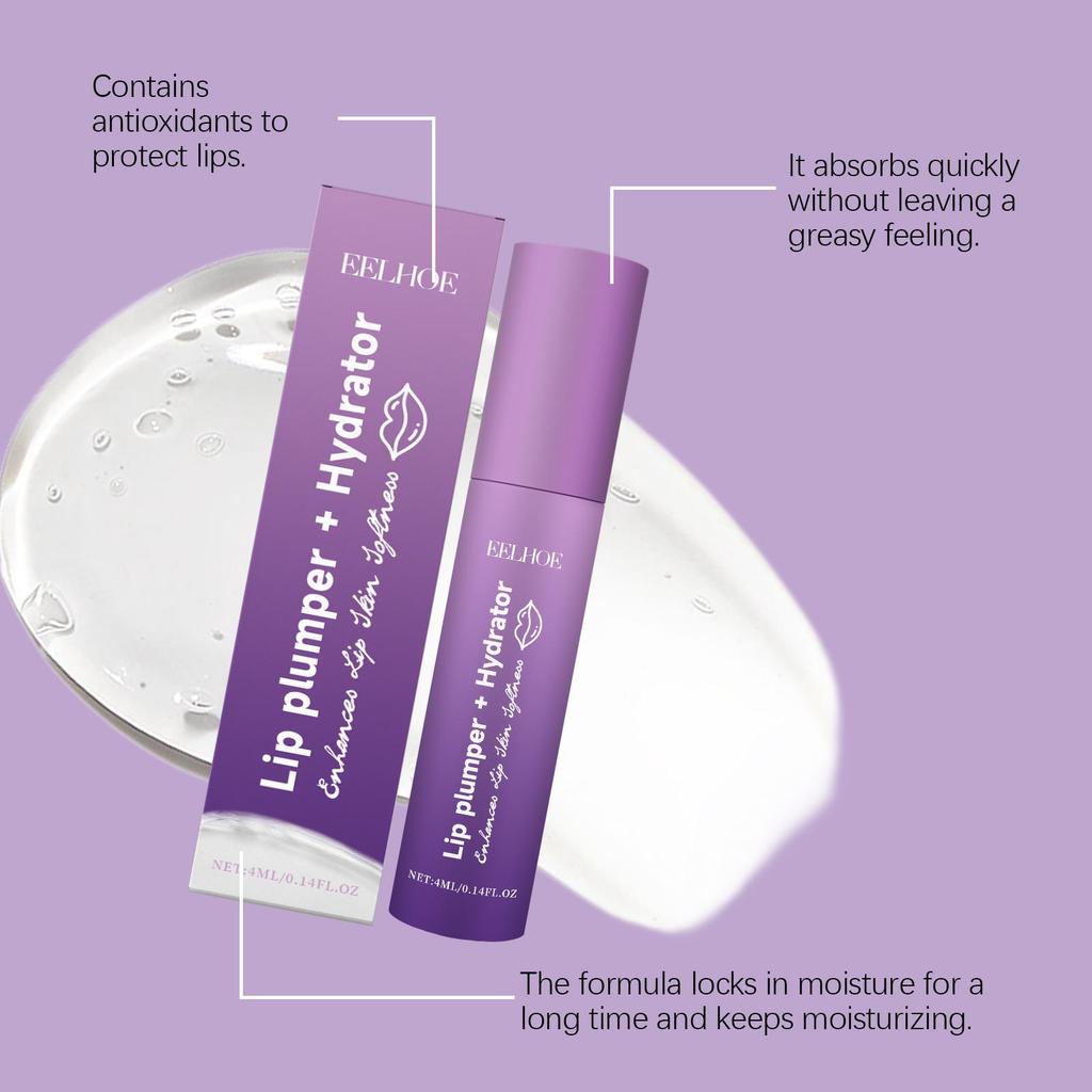 EELHOE Moisturizing Lip Balm Gently Cares for the Lips To Improve Dryness, Peeling, Smooth and Shiny Daily Lip Care 1pcs