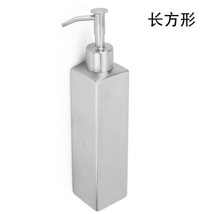 Stainless Steel Round Empty Lotion Soap Dispenser Bottle, 350ml Soap Dispenser Great For Essential Oils, Lotions, Liquid Soaps