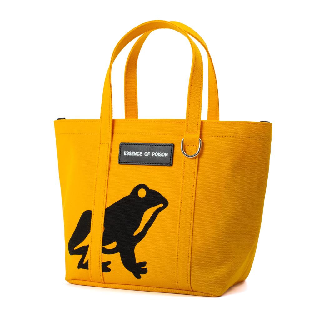 of Tote Mild Water Made in KOKO NI IRUYO Series [Essence Poison] Women's Bag, Repellent, Japan, Canvas, Cowhide, QYQ-3245 (Yellow)