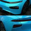 Car Wrap Vinyl Film Multicolored Coral Sky Blue Color Change Stickers PET Bubble Free Auto Self Adhesive Sticker Car Accessories