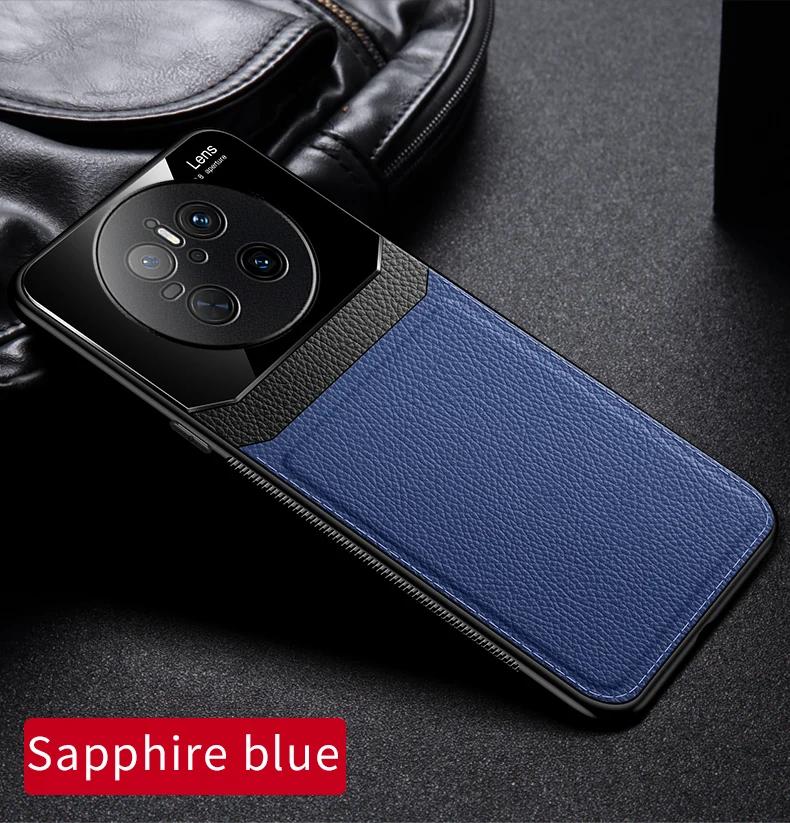 EUCAGR Acrylic PU Leather Case For Huawei Mate 70 60 50 40 30 Pro Camera Protect Phone Cover for Huawei Mate 70Pro Frame Coque
