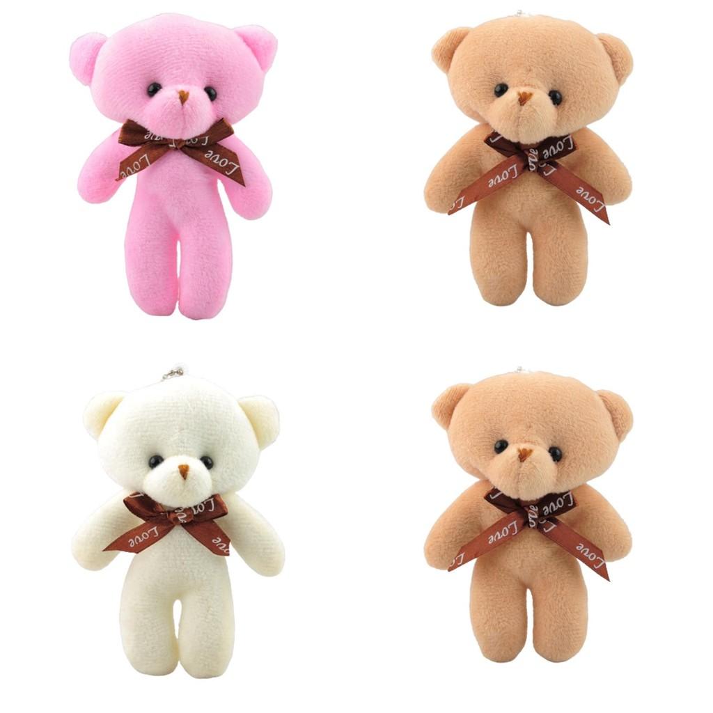Cute Teddy Bear Plush Doll Keychain For Gift Giving