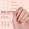 150PCS French Gel Nail Tips 5 Colors French Tips Press on Nails 15 Sizes Fake Nails for Nail Art DIY Pre applied Tip