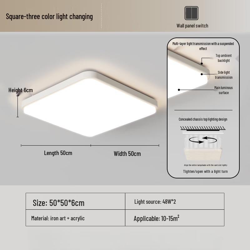 NuFeng Modern Minimalist Ultra-Thin LED Ceiling Light