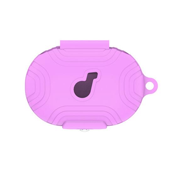 Protective Case Shockproof Silicone Cover with Hook Waterproof Dirt-resistant Convenient Storage Wireless Headset Case for Anker Soundcore Space A40