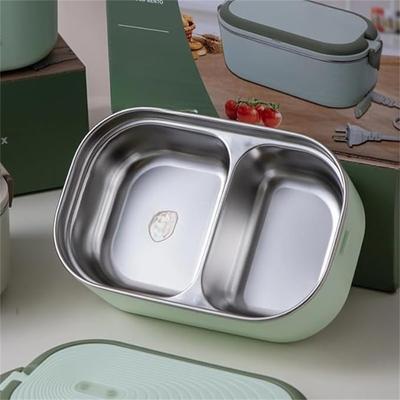 Lancheira Elétrica Aquecida, Aquecedor de Alimentos Isolado Plug-In Sem Água, Lancheira Quente de Temperatura Constante para Trabalhadores