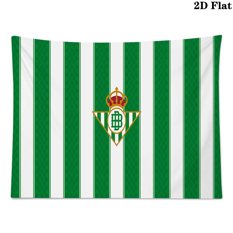 Real Betis Wall Tapestry Aesthetic Wall Hanging Printed Fabric Blanket Decorative Tapestries for Bedroom Living Room Home Decor